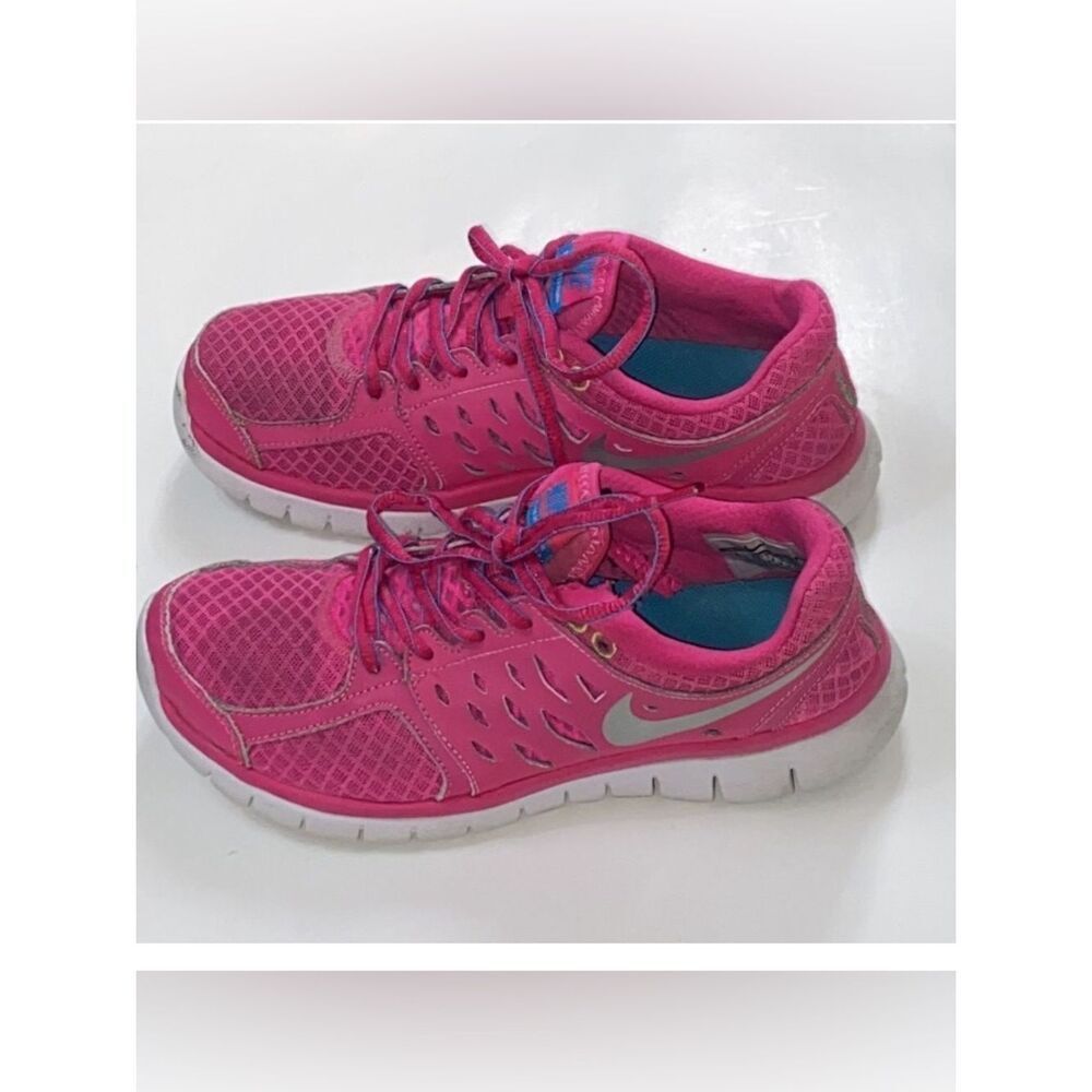 Nike Flex 2013 Run Women’s Hot Pink Athletic Running Shoes Size 6